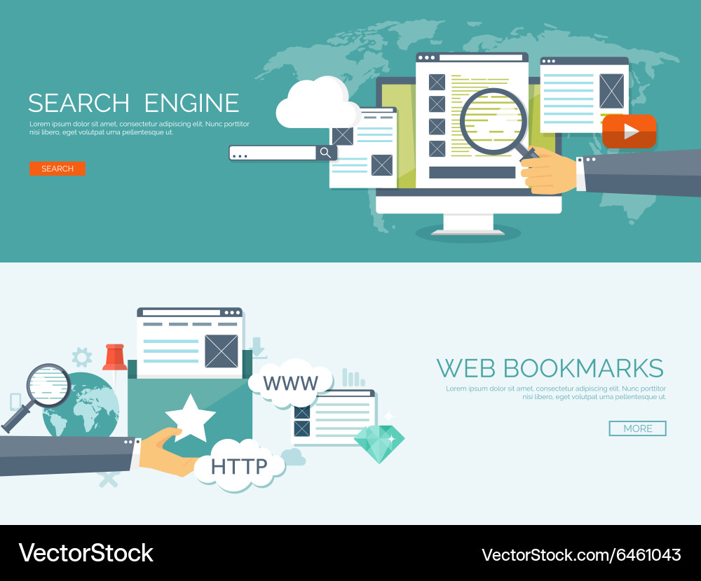 Web Development & Technology Vector Image