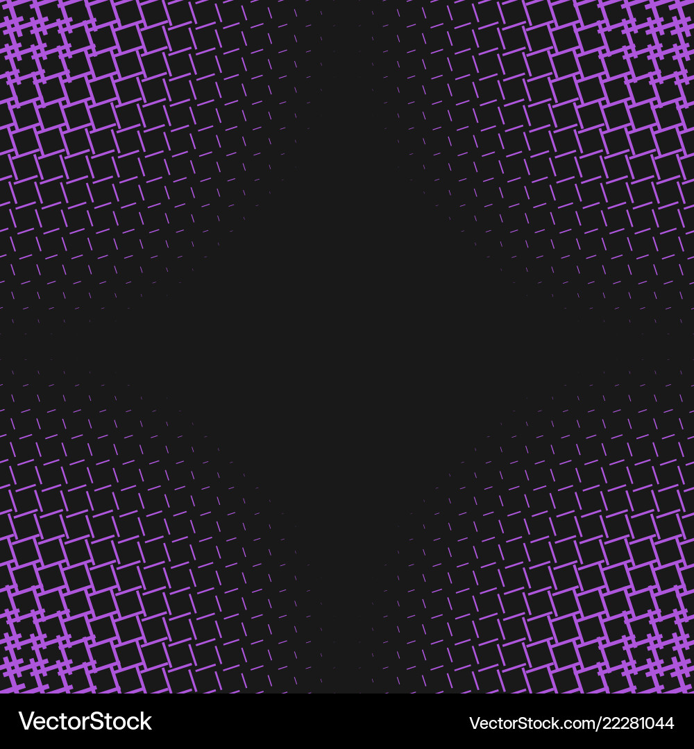 Abstract geometric halftone pattern background vector image