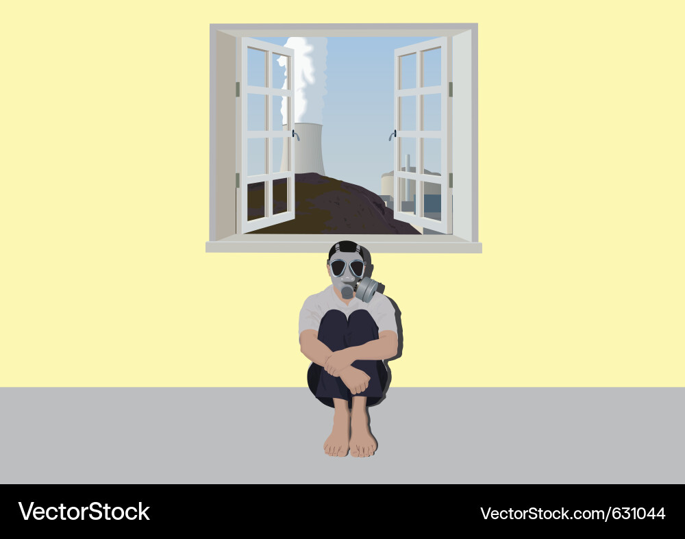 Air Quality Crisis Vector Image