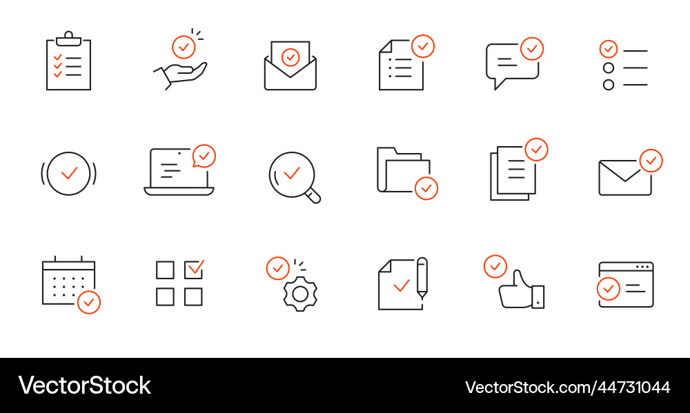 Quality Control Checkmark Icon vector image