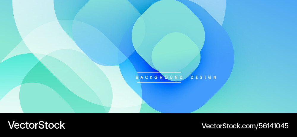 Abstract design overlapping circles create Abstract design overlapping circles create Vector Image