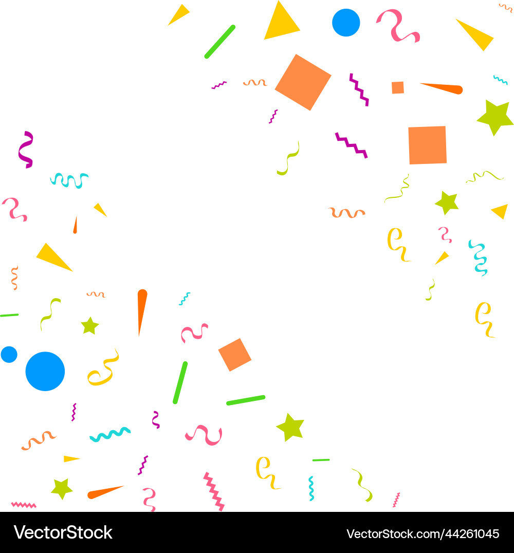 Abstract white background with many falling tiny Vector Image