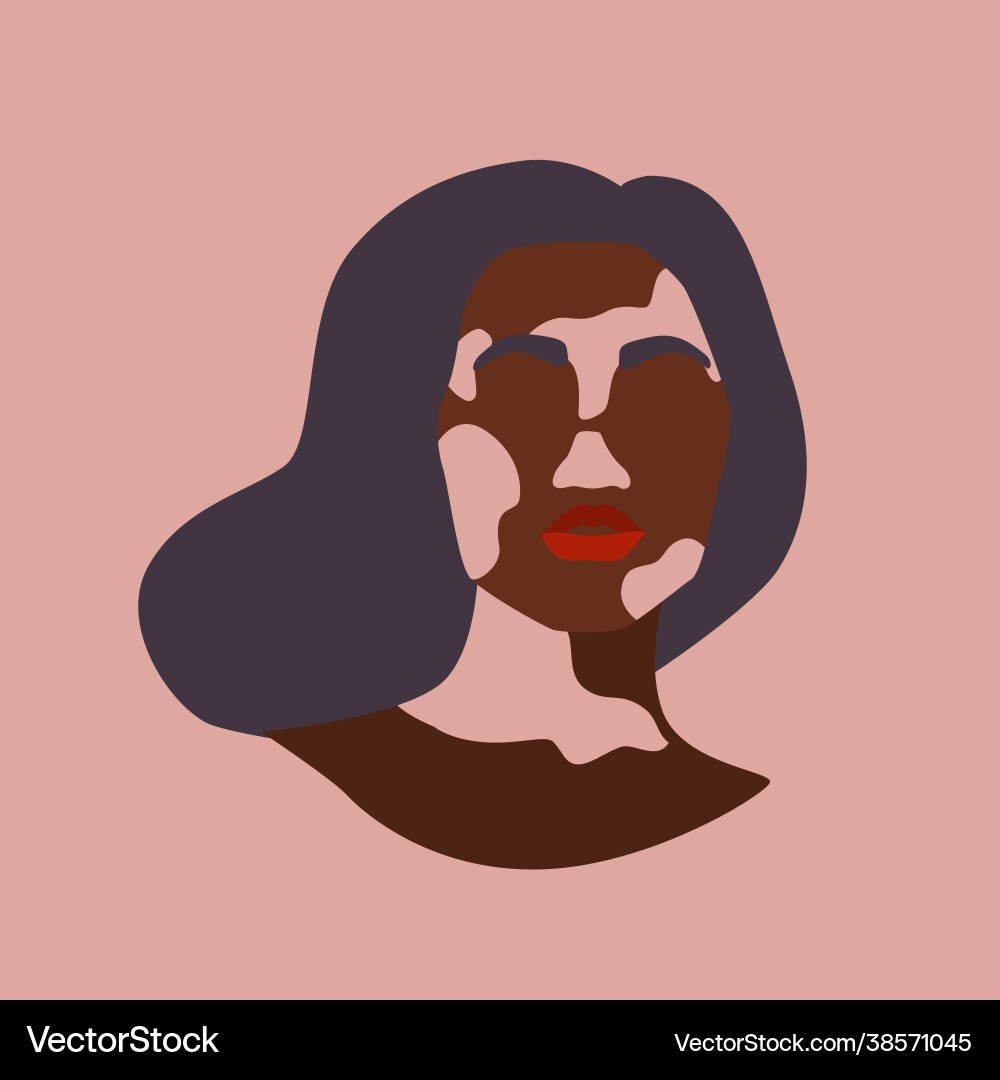 Concept beauty diversity body positive Concept beauty diversity body positive vector image