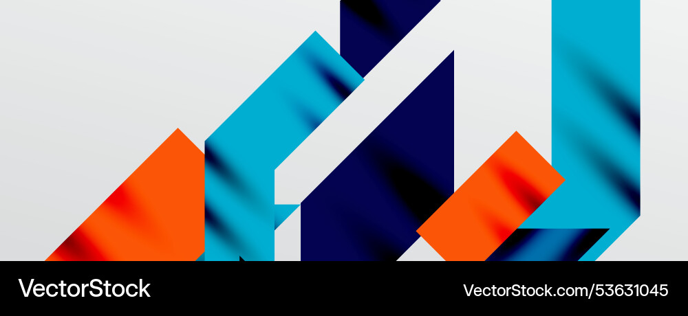 Dynamic lines and triangles Vector Image