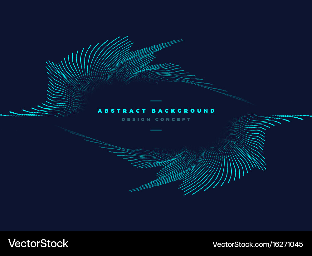 Dynamic Particle Flow vector image