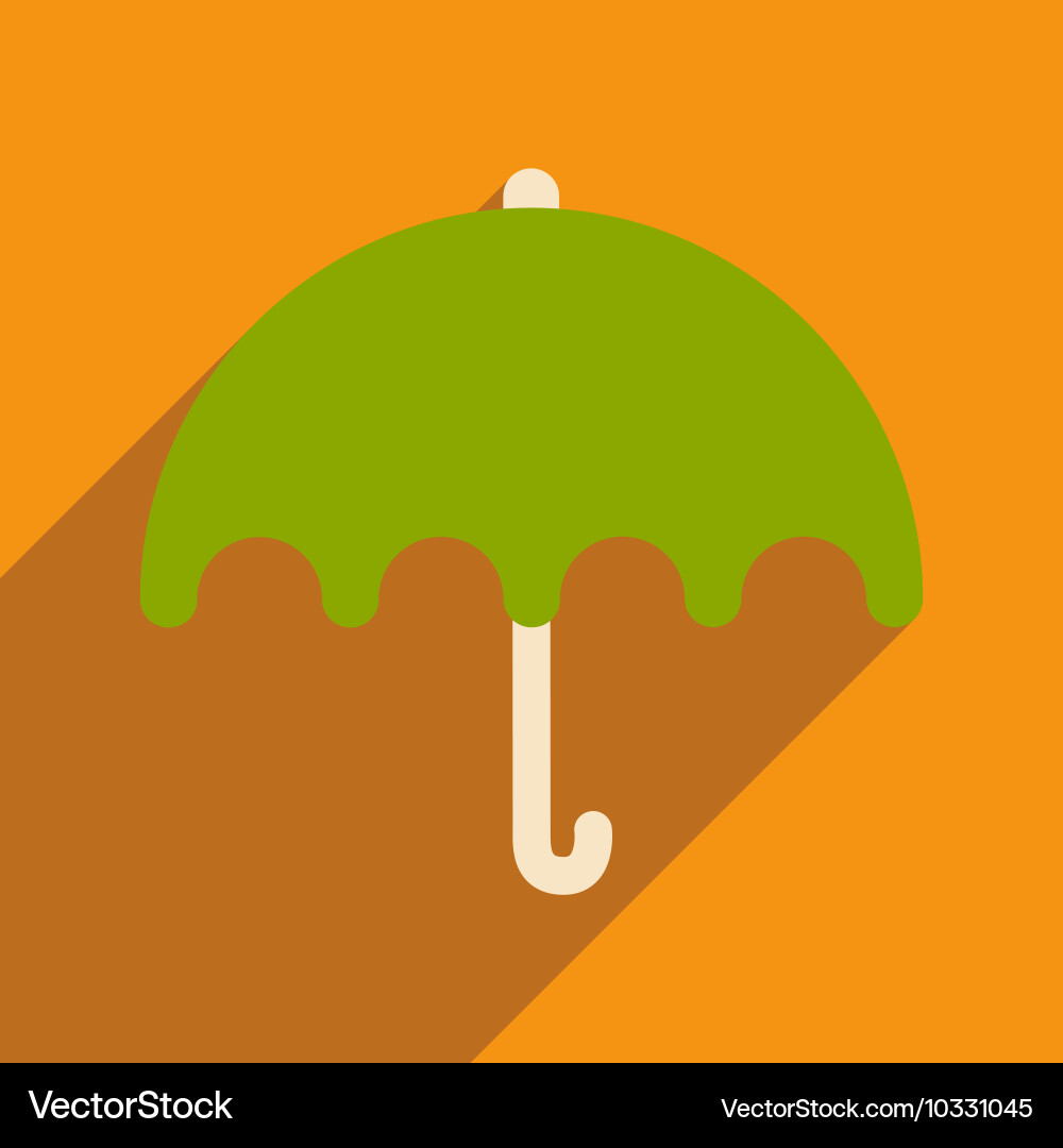 Flat with shadow icon and mobile application vector image