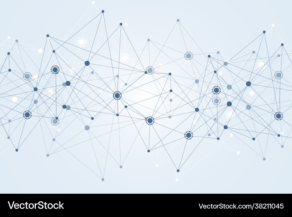 Geometric abstract background with connected line Geometric abstract background with connected line vector image