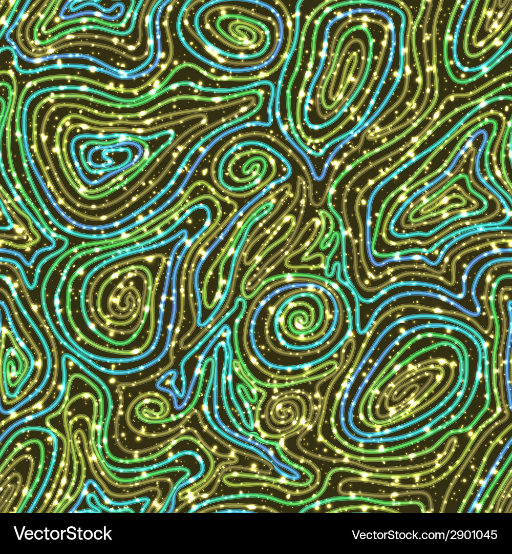 Seamless pattern with colored threads vector image
