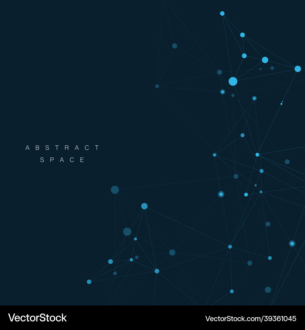 Technology network connect with points and lines Technology network connect with points and lines vector image