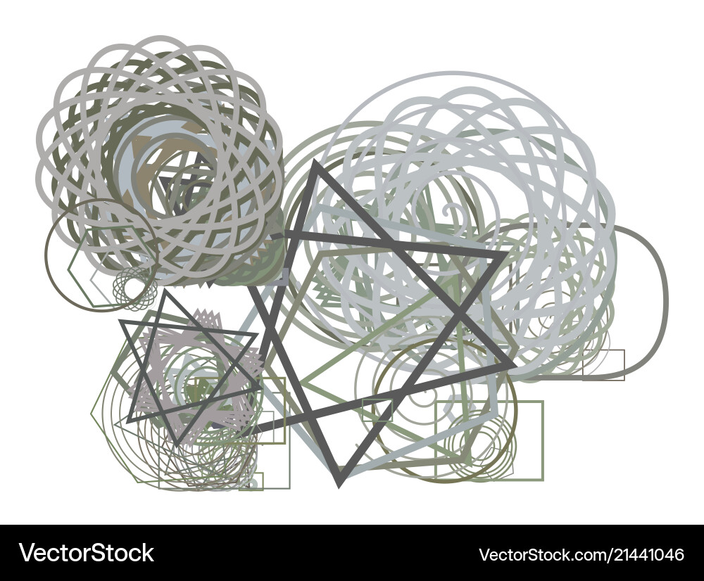 Background abstract geometric mixed pattern vector image