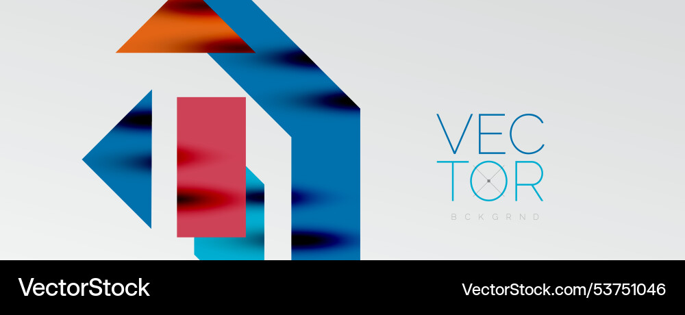 Dynamic lines and triangles Vector Image