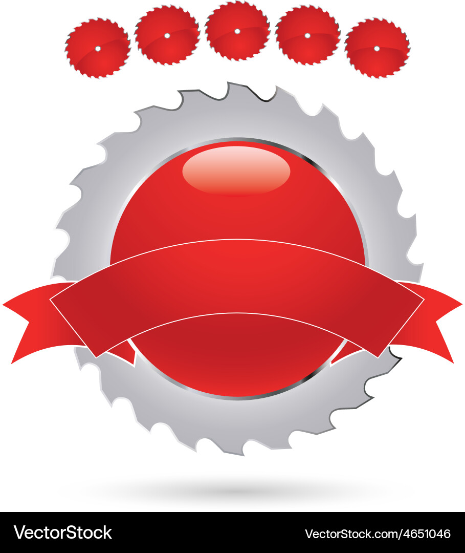 Red circle 03 resize Vector Image