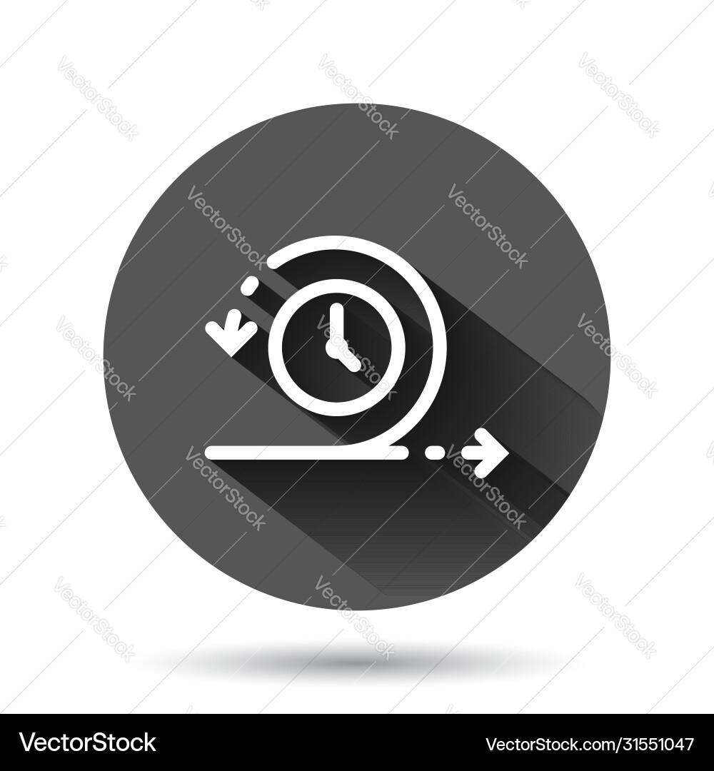 Agile icon in flat style flexible on black round Agile icon in flat style flexible on black round vector image