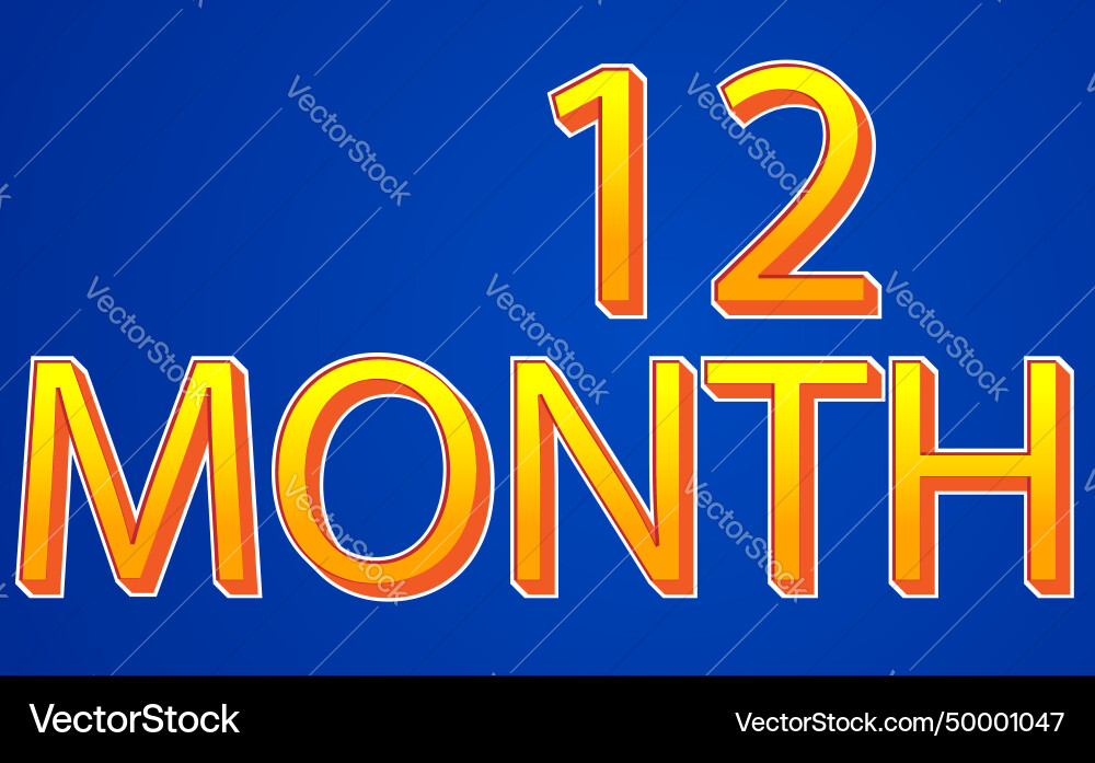 Gradient color text effect vector image