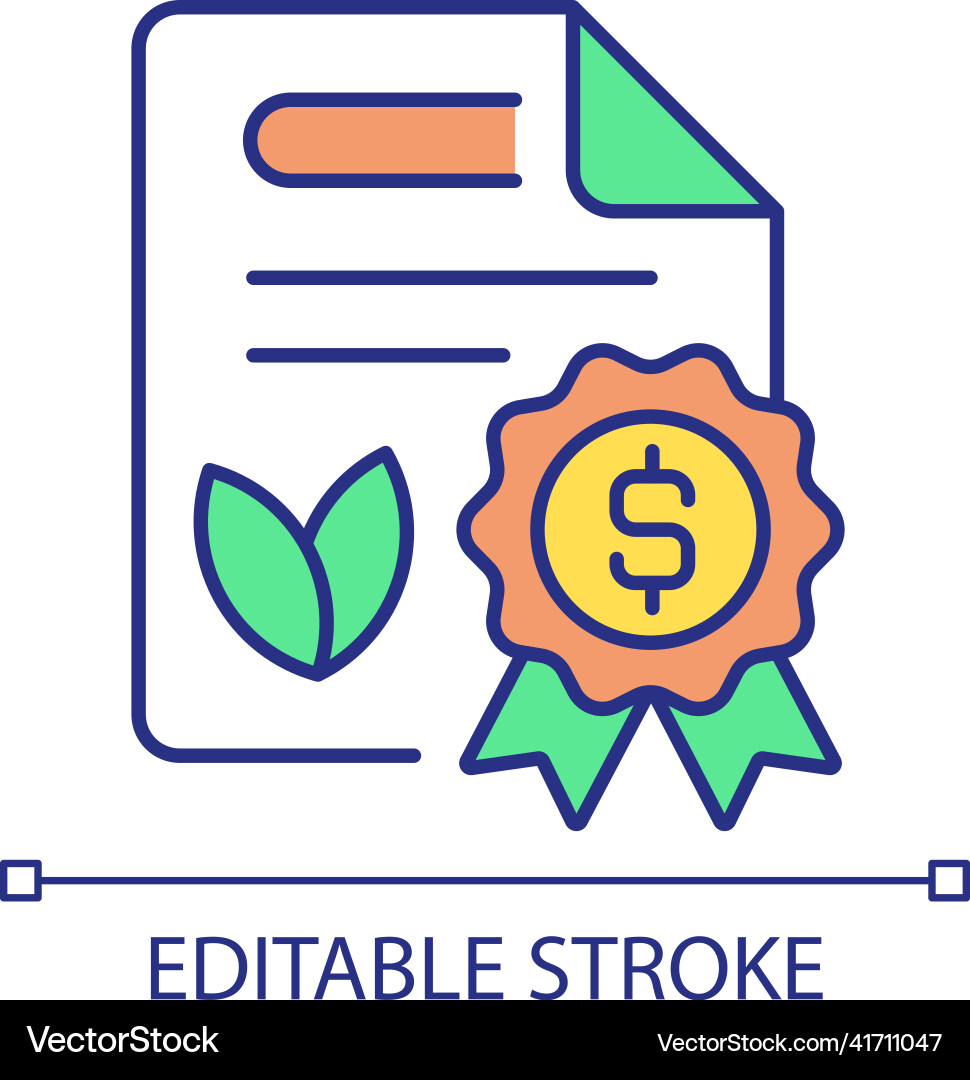 Grant for environmentally friendly program Grant for environmentally friendly program Vector Image