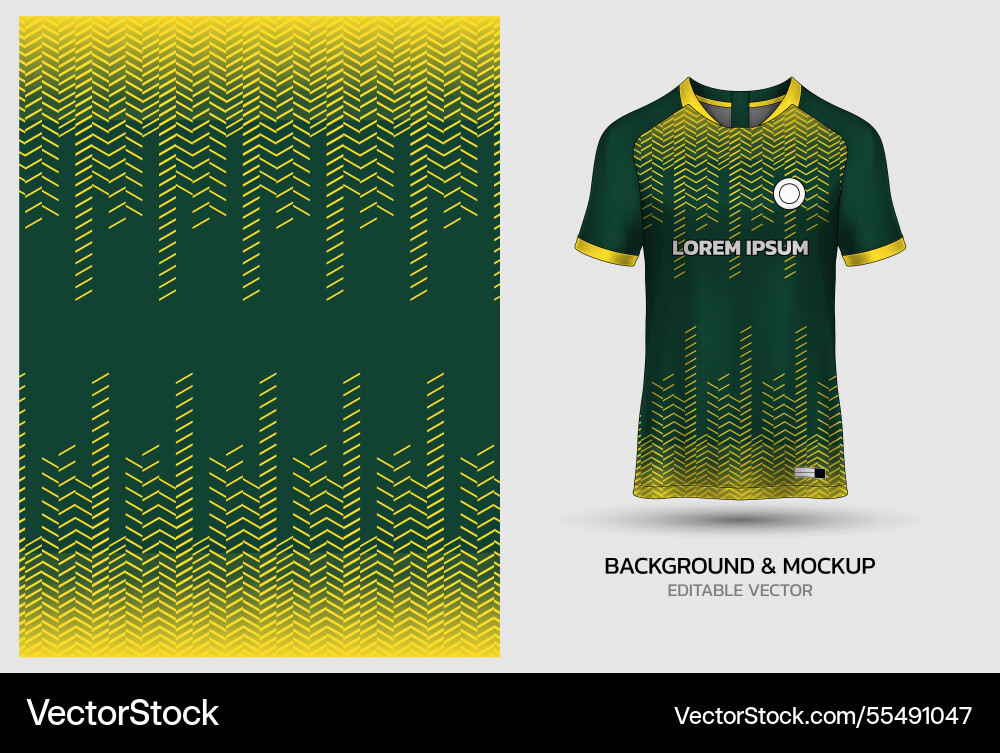 Jersey mockup and background pattern design Jersey mockup and background pattern design vector image