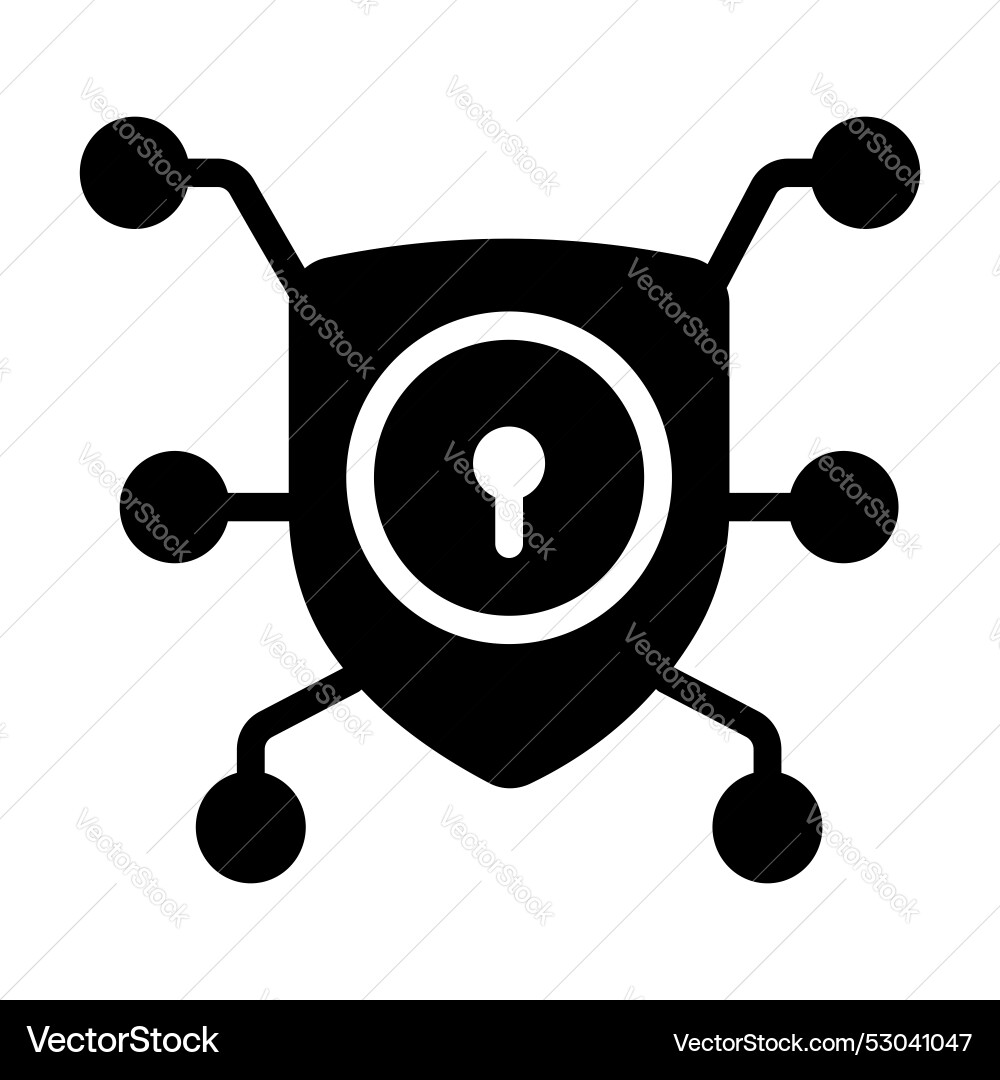 Secure connection icon encryption information Vector Image