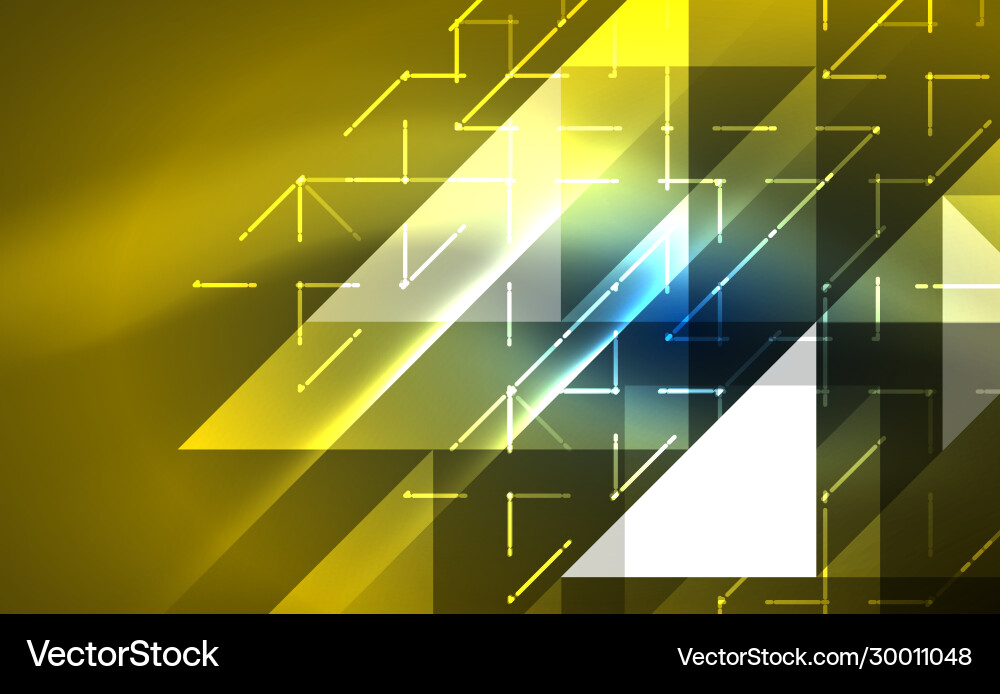 Abstract background mosaic triangle pattern vector image