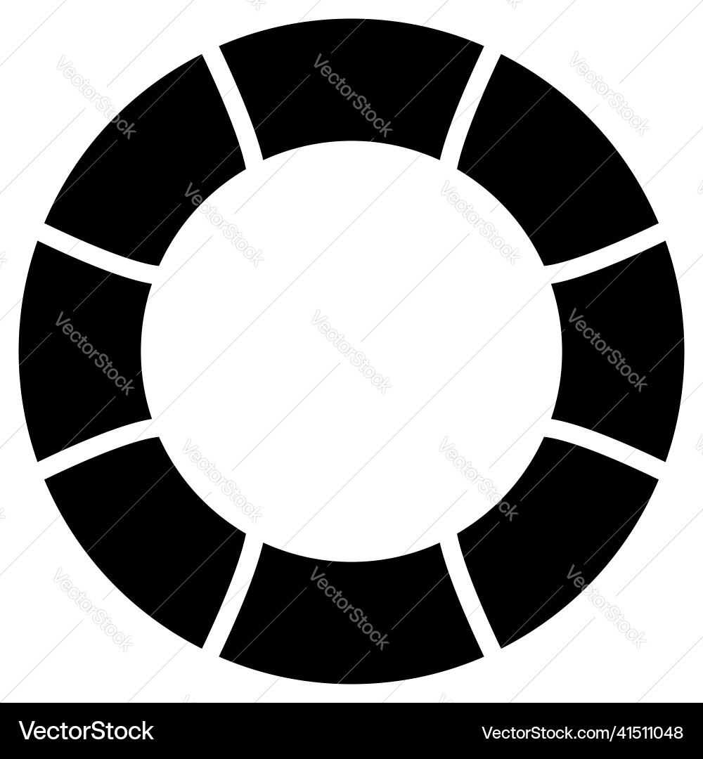 Circular circle pie chart graph infographic Circular circle pie chart graph infographic Vector Image