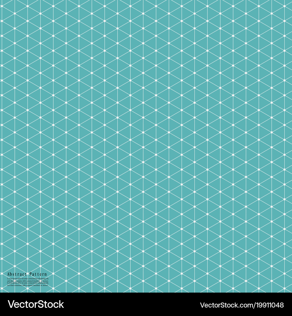 Geometric Line and Dot Grid Pattern vector image