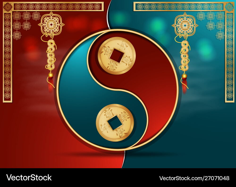 Greeting card design chinese paper cut background Greeting card design chinese paper cut background vector image
