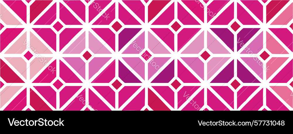 Interlocking geometric pattern abstract design vector image