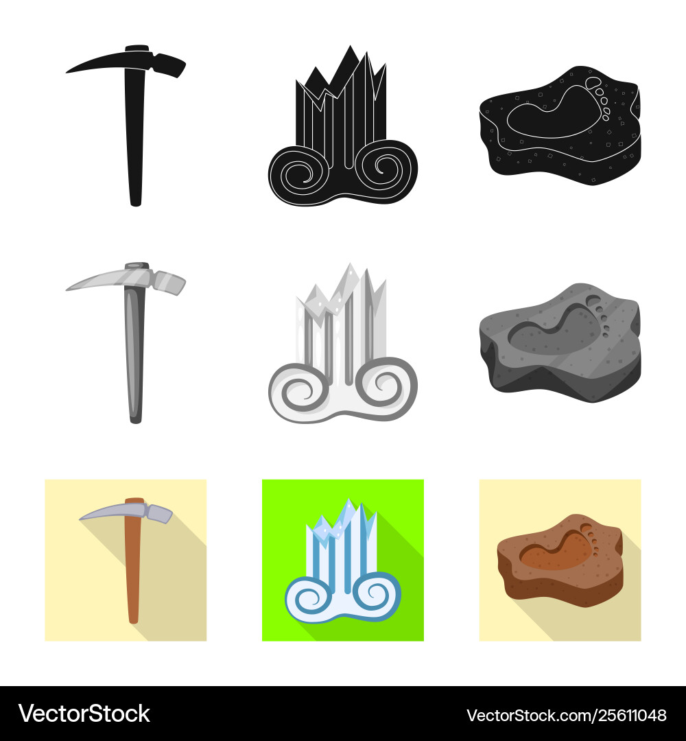 Isolated object story and items sign set Isolated object story and items sign set Vector Image