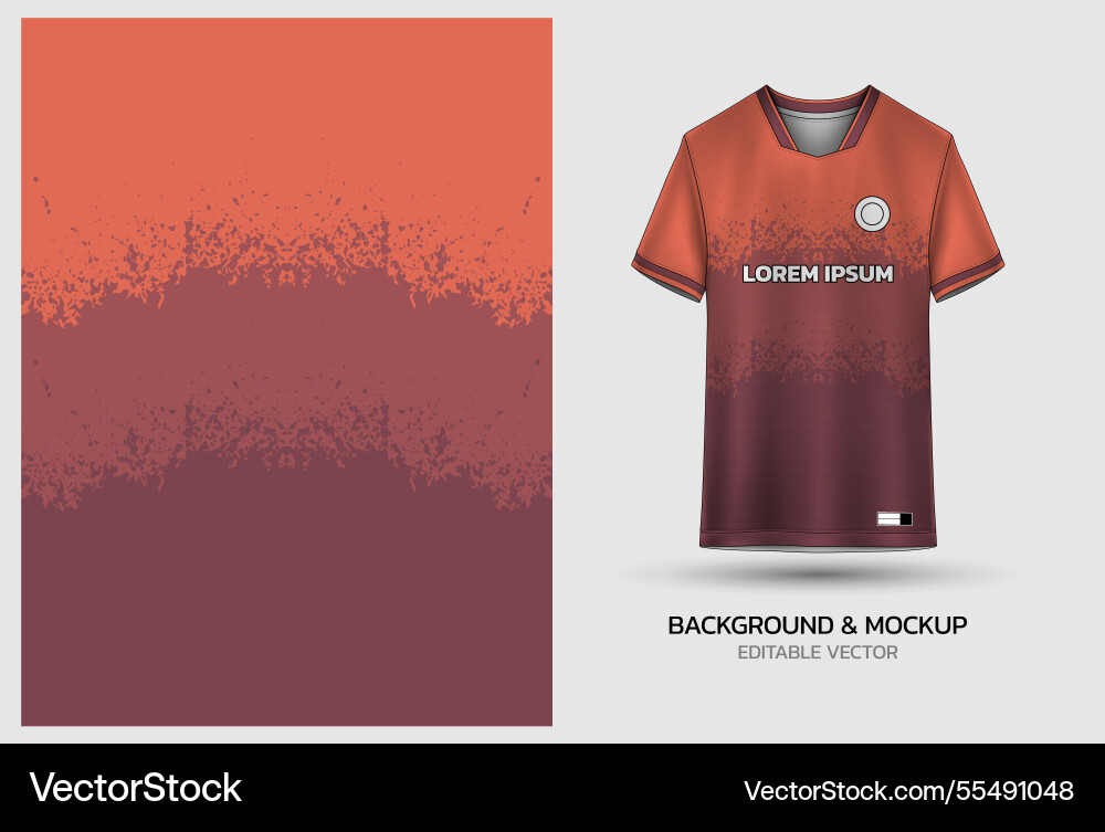 Jersey mockup and background pattern design Jersey mockup and background pattern design vector image