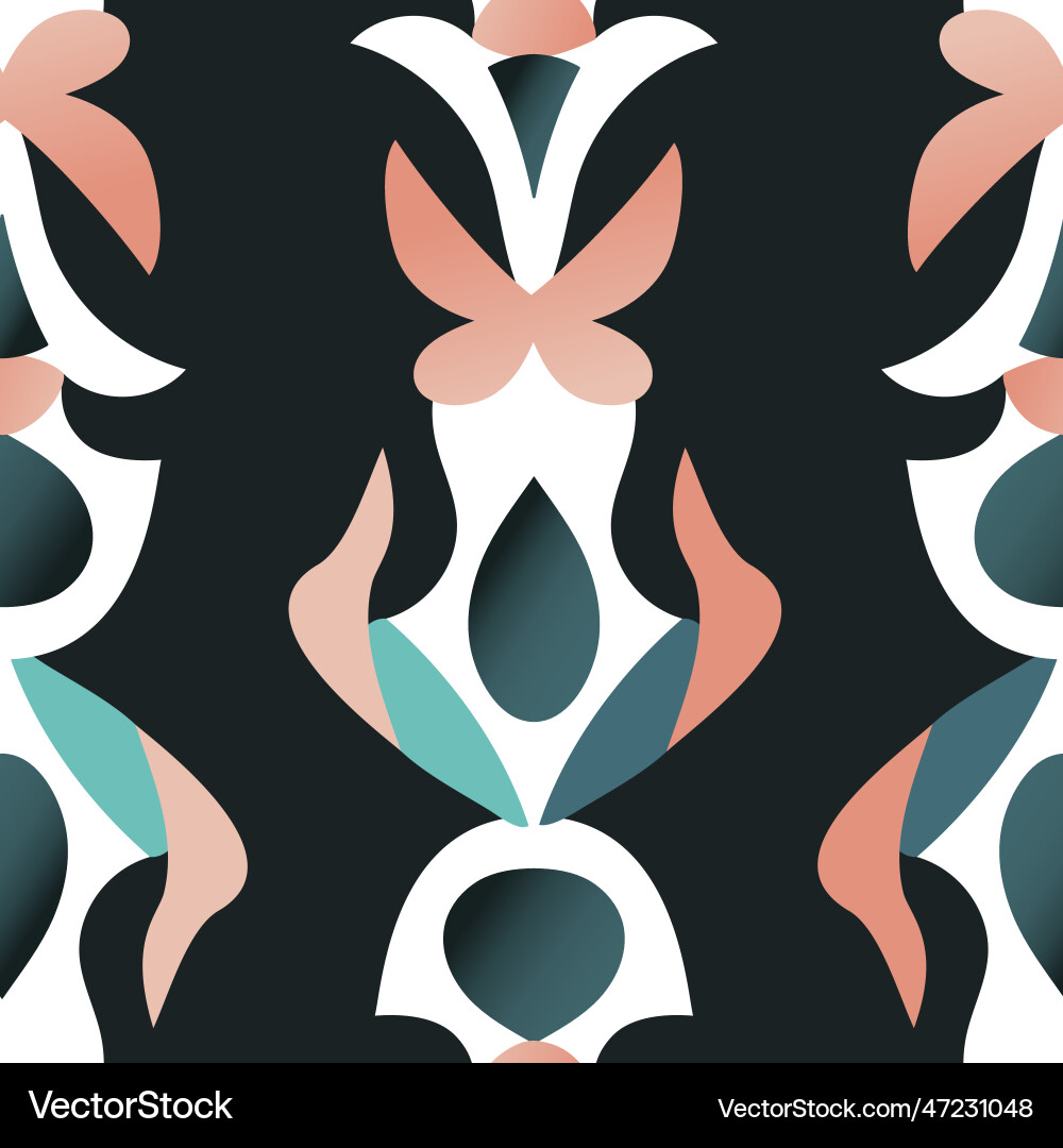 Retro geometric abstract seamless pattern in style Retro geometric abstract seamless pattern in style vector image