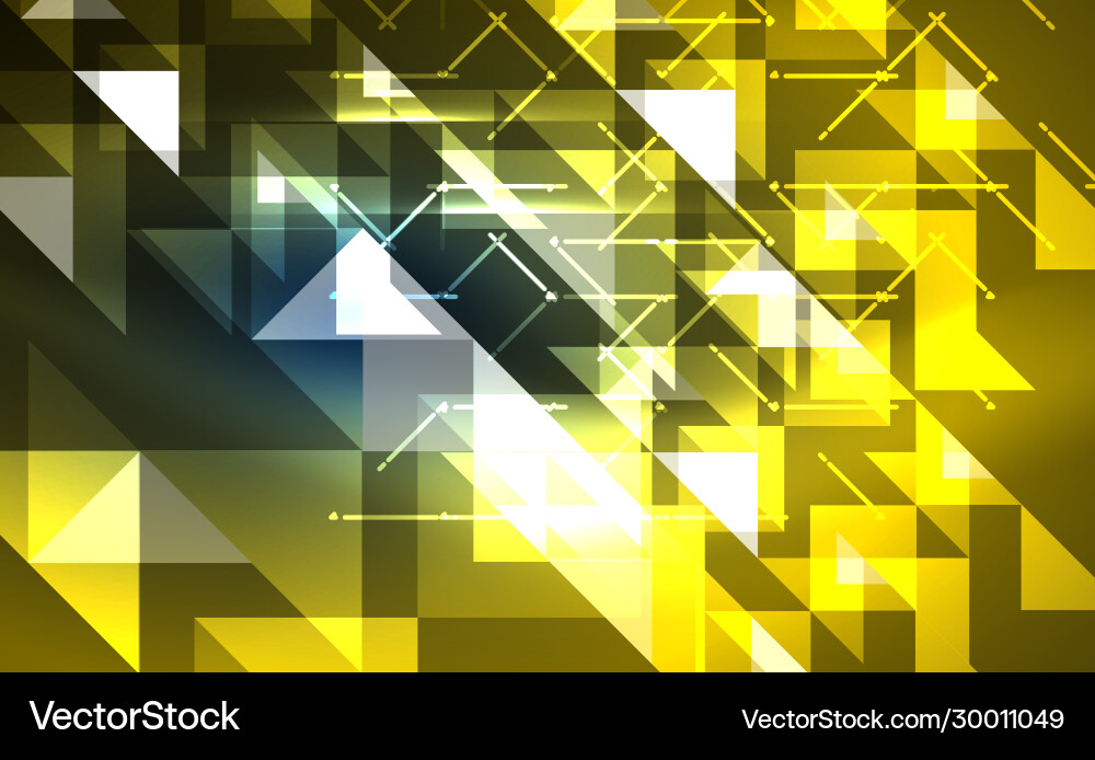 Abstract background mosaic triangle pattern vector image