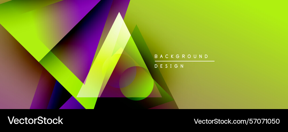 Abstract geometric shapes overlap creating Abstract geometric shapes overlap creating Vector Image