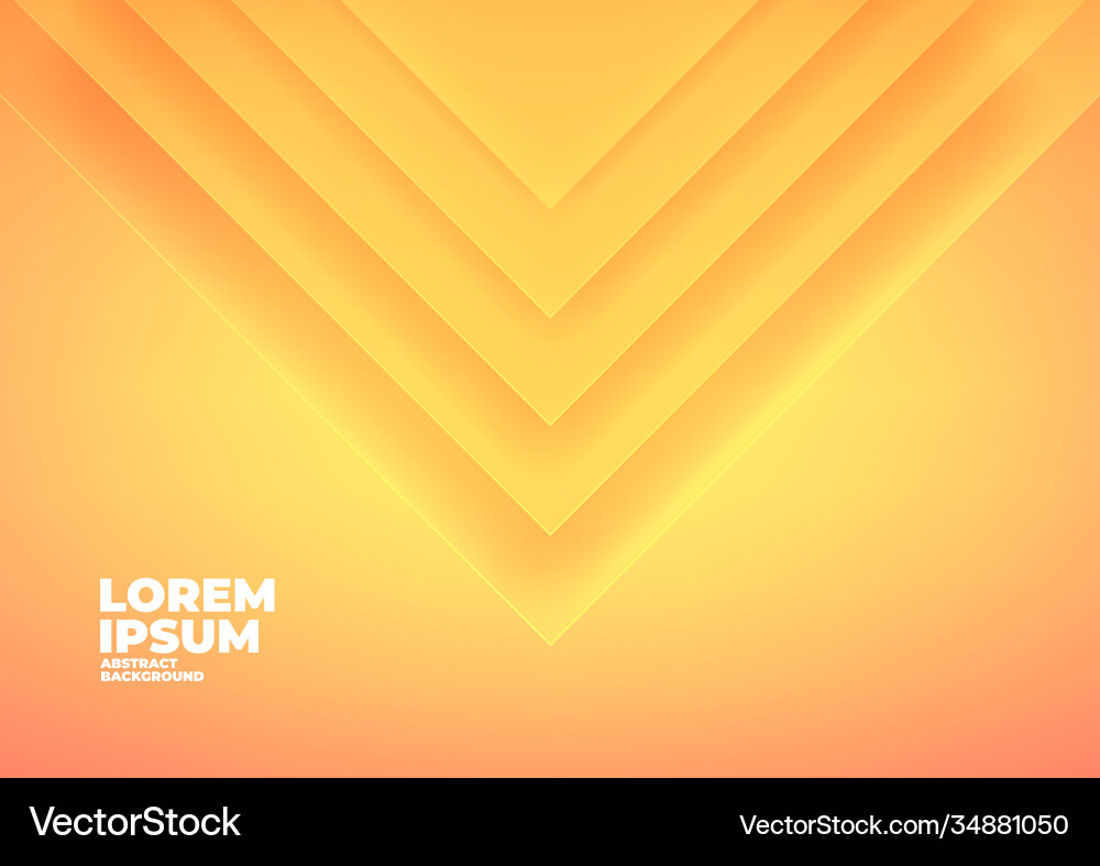 Abstract triangle overlap yellow background Abstract triangle overlap yellow background vector image