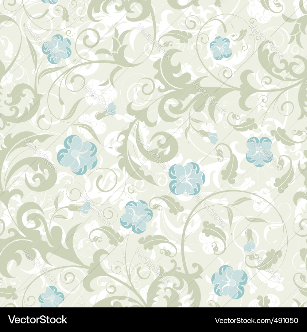 Flower seamless pattern Vector Image