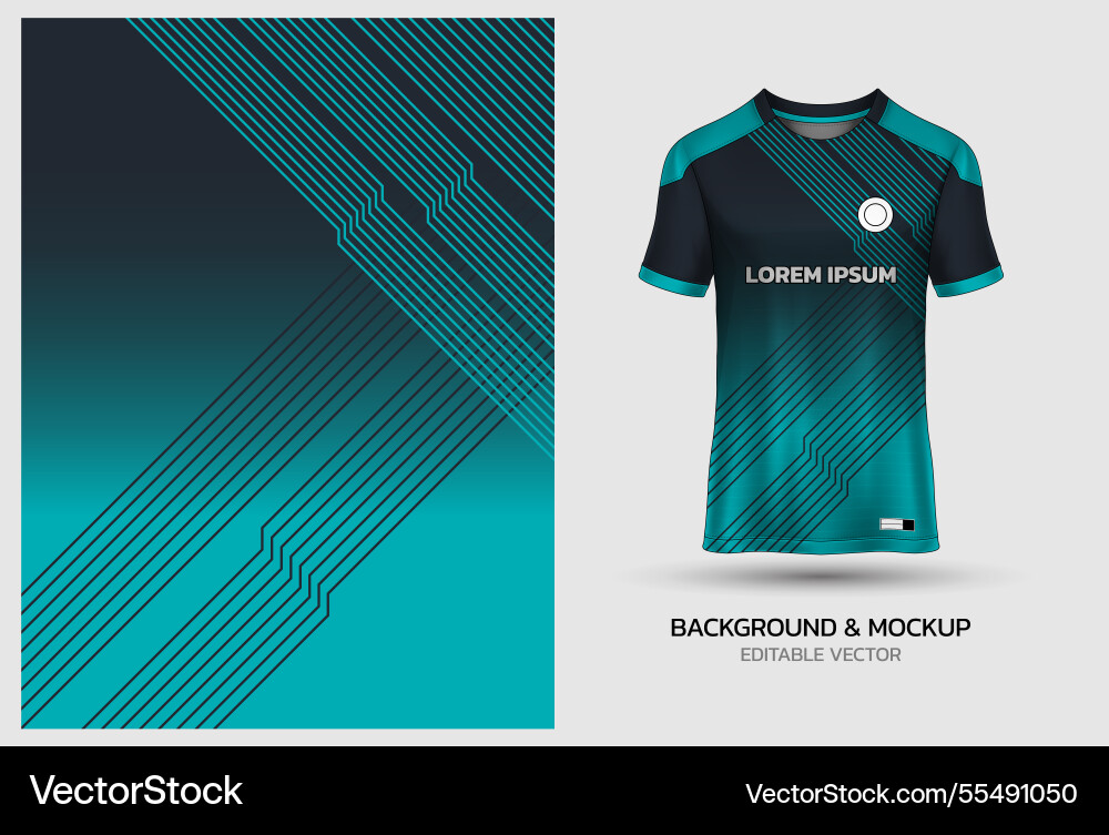 Jersey mockup and background pattern design Jersey mockup and background pattern design vector image