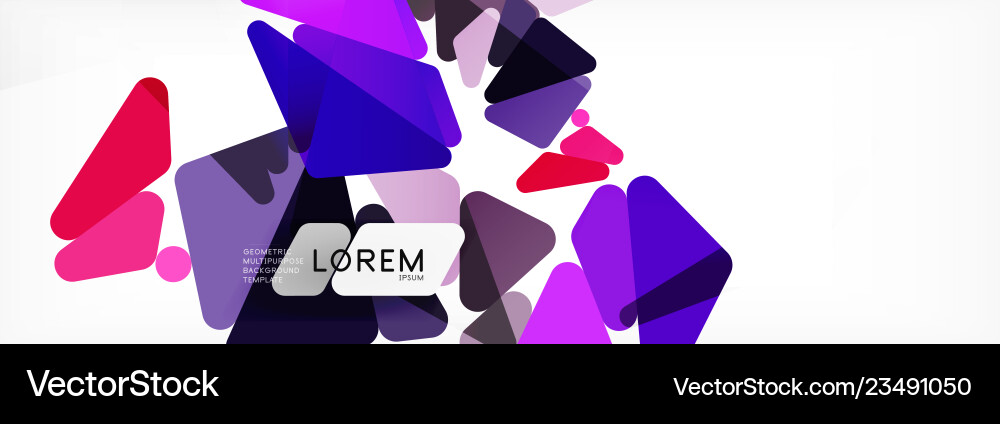 Mosaic triangular low poly style abstract Mosaic triangular low poly style abstract vector image