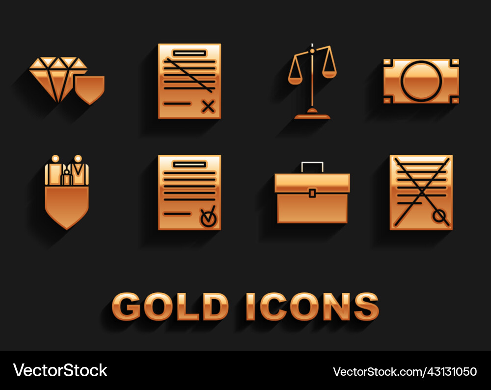 Set confirmed document and check mark stacks Set confirmed document and check mark stacks Vector Image
