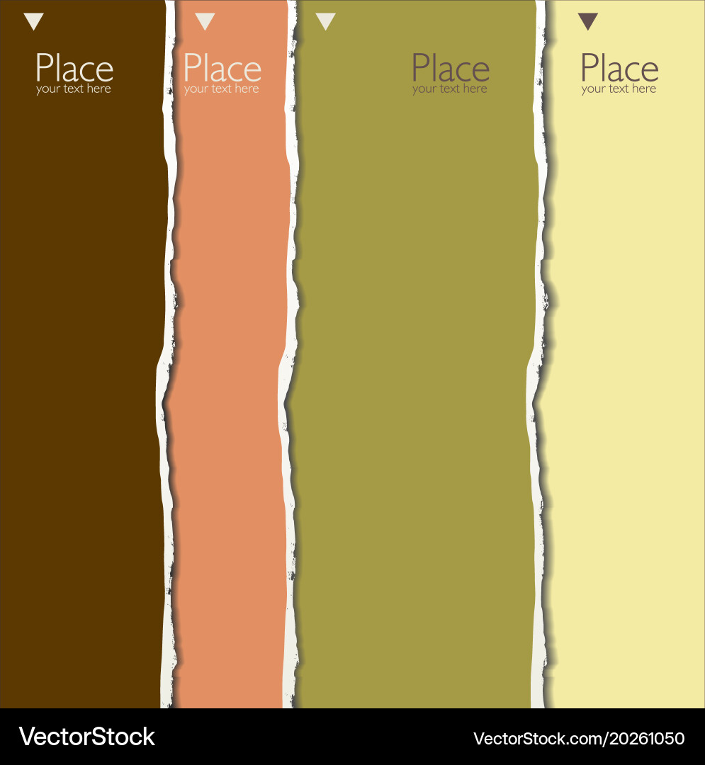 Torn paper background with space for text 6 Vector Image