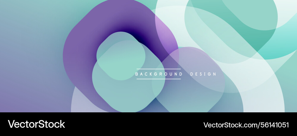 Abstract shapes overlap creating soft gradients Abstract shapes overlap creating soft gradients Vector Image
