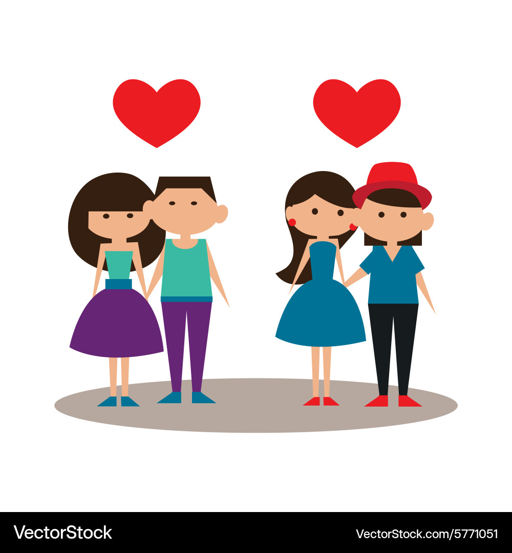 Flat with shadow icon and mobile application vector image