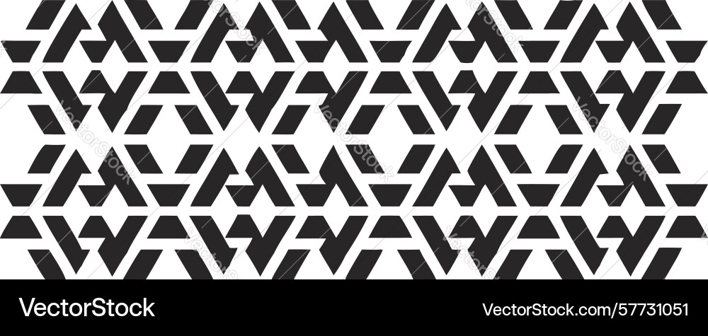 Modern chevron triangular abstract pattern design vector image