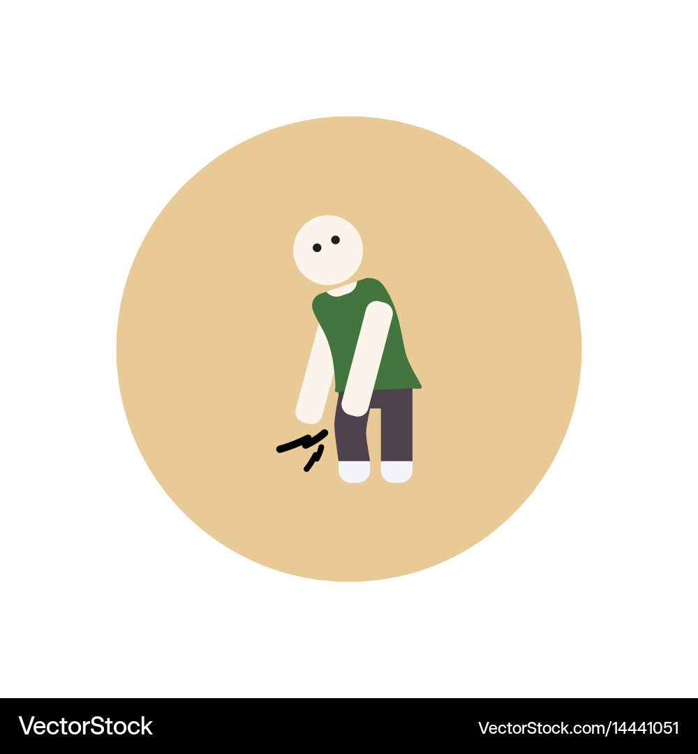 Stylish icon in color circle problems joints Vector Image