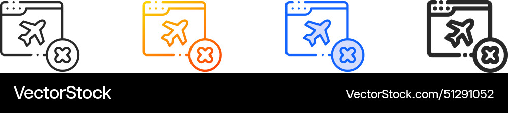 Browser iconthin linear gradient blue stroke Browser iconthin linear gradient blue stroke vector image