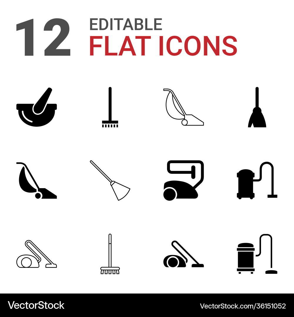 Cleanup icons vector image
