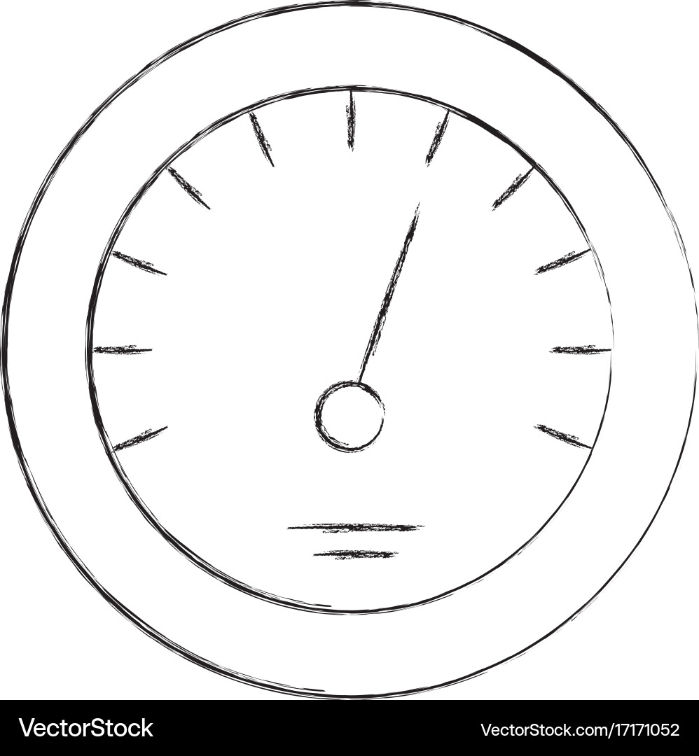 Timer icon scale indicator fast growth speed Vector Image