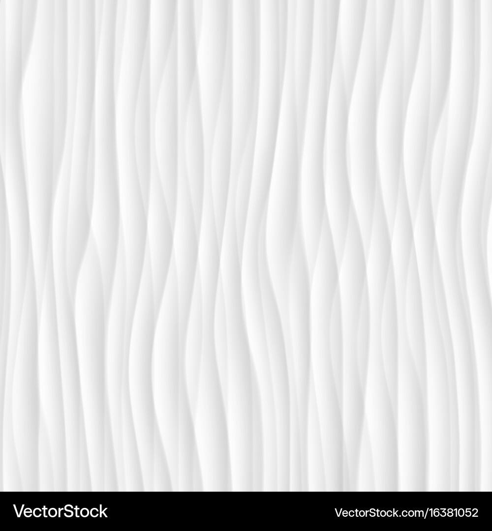 White texture abstract pattern seamless wave wavy vector image