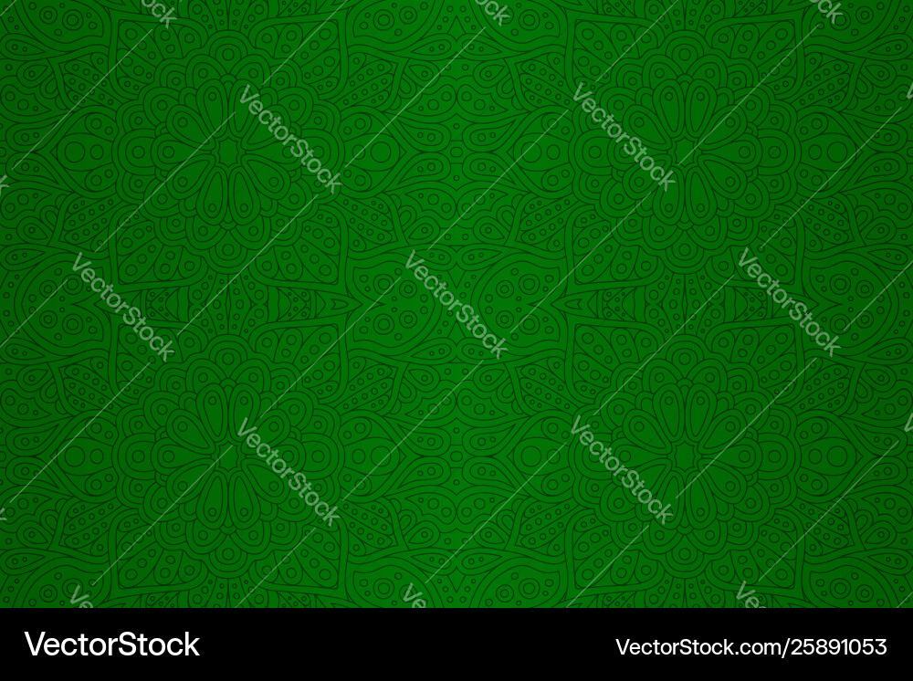 Art with green abstract seamless linear pattern Art with green abstract seamless linear pattern Vector Image