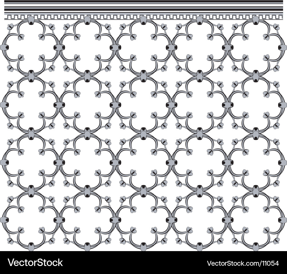 Architectural Grid Pattern Vector Image