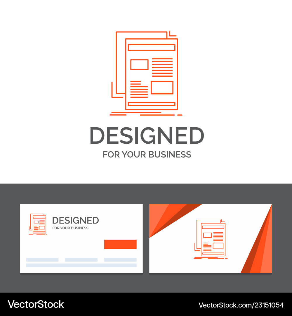 Business logo template for news newsletter Business logo template for news newsletter vector image