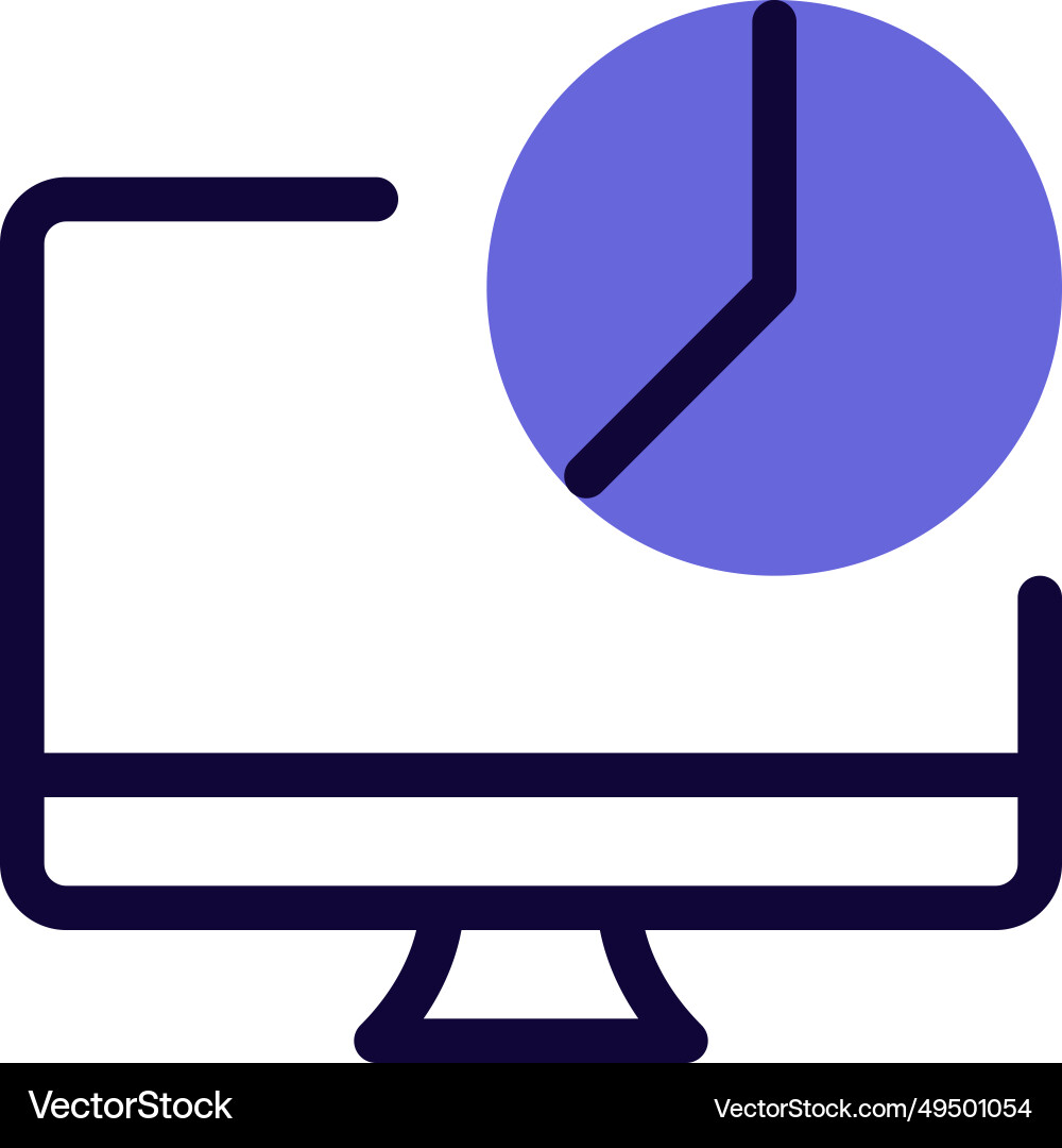 Displaying data visually in circular graph format vector image