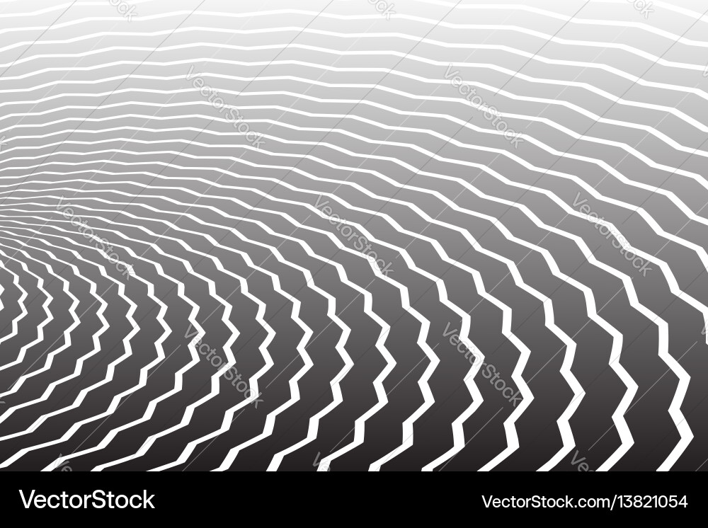Dynamic Zigzag Pattern vector image